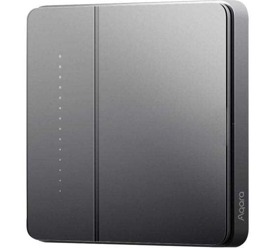 Изображение товара Умный настенный выключатель AQARA Z1 Pro, 1 клавиша, цвет: серый, модель ZNQBKG42LM_gr