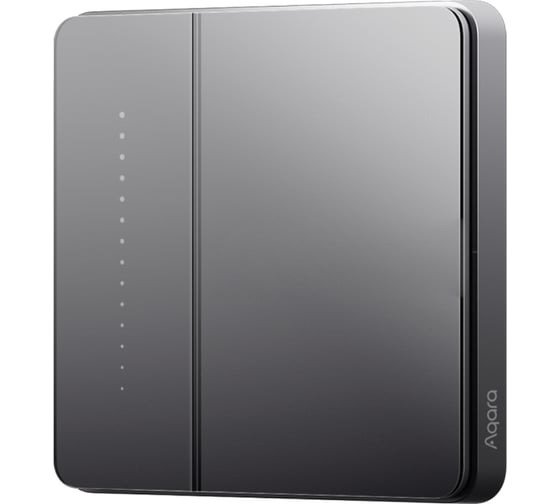 Изображение товара Умный настенный выключатель AQARA Z1 Pro, 1 клавиша, цвет: серый, модель ZNQBKG42LM_gr