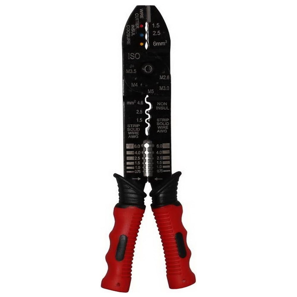 Изображение товара Обжимной инструмент FASEN FS-1 111023 профессиональные пассатижи для электромонтажных работ