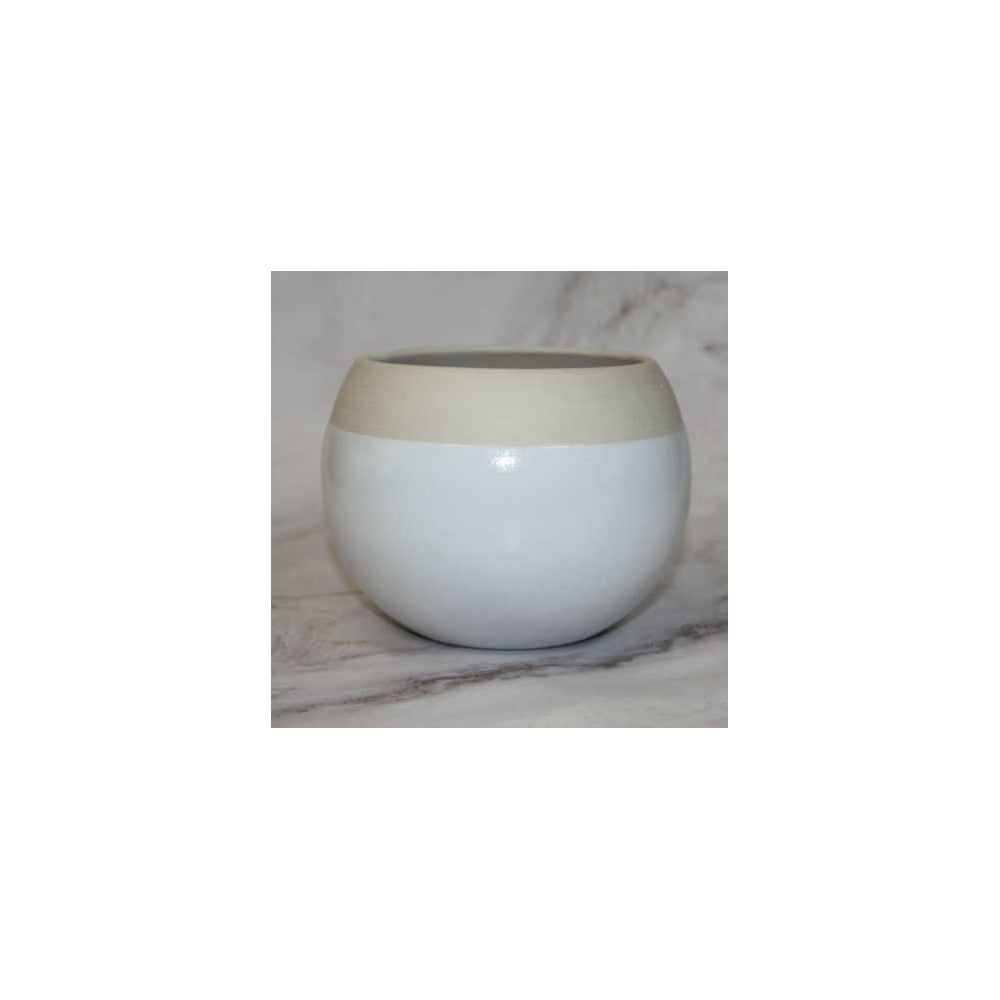 Изображение товара Керамическое кашпо Scheurich Blanco d16см кремовое для растений