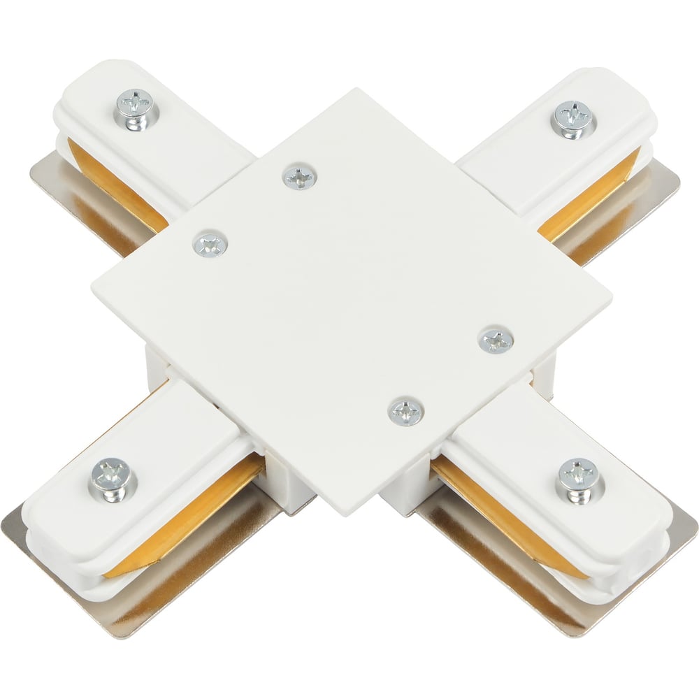 Изображение товара Х-образный коннектор для встраиваемого шинопровода MyFar Single MT0102-CX-W