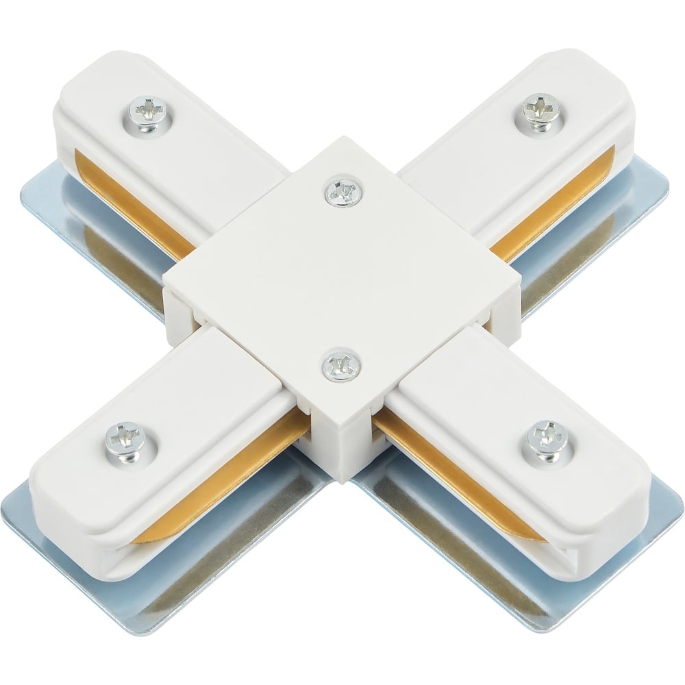 Изображение товара Х-образный коннектор для накладного шинопровода MyFar MT0101-CX-W