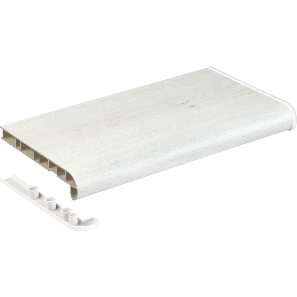 Изображение товара Подоконник Estera дуб белый матовый 2200x200 мм влагостойкий и легкий монтаж