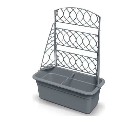 Изображение товара Балконный ящик Scheurich Pergola Bloma 58x29см, h22.5 см, серый 073567