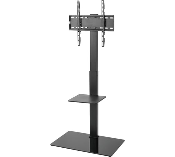 Изображение товара Напольная стойка с кронштейном для телевизора REXANT 32-55 дюймов, с полкой PROFI 38-0317