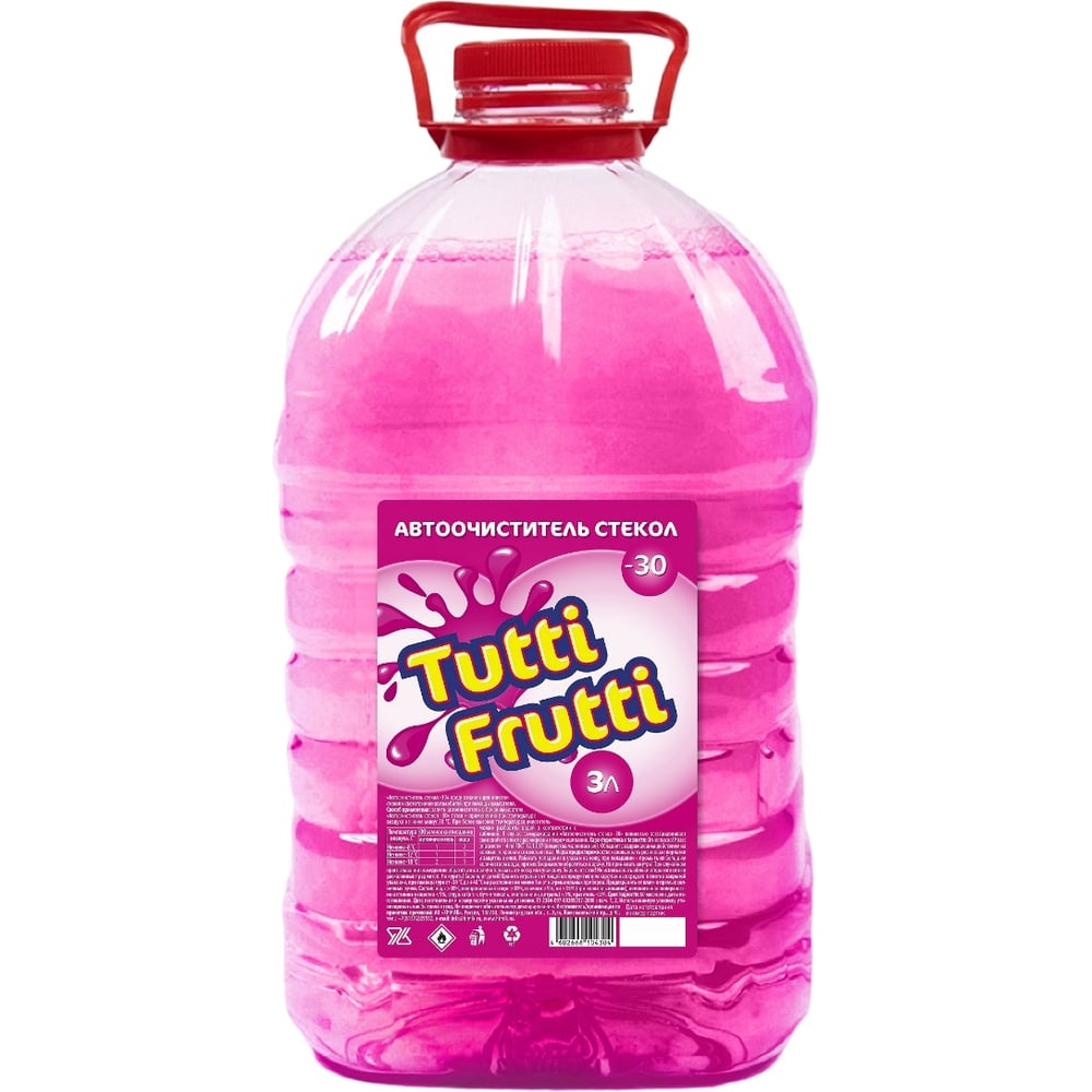 Изображение товара Жидкость для омывателя Fin joy TUTTI FRUTTI 3 л зимняя стеклоомывающая