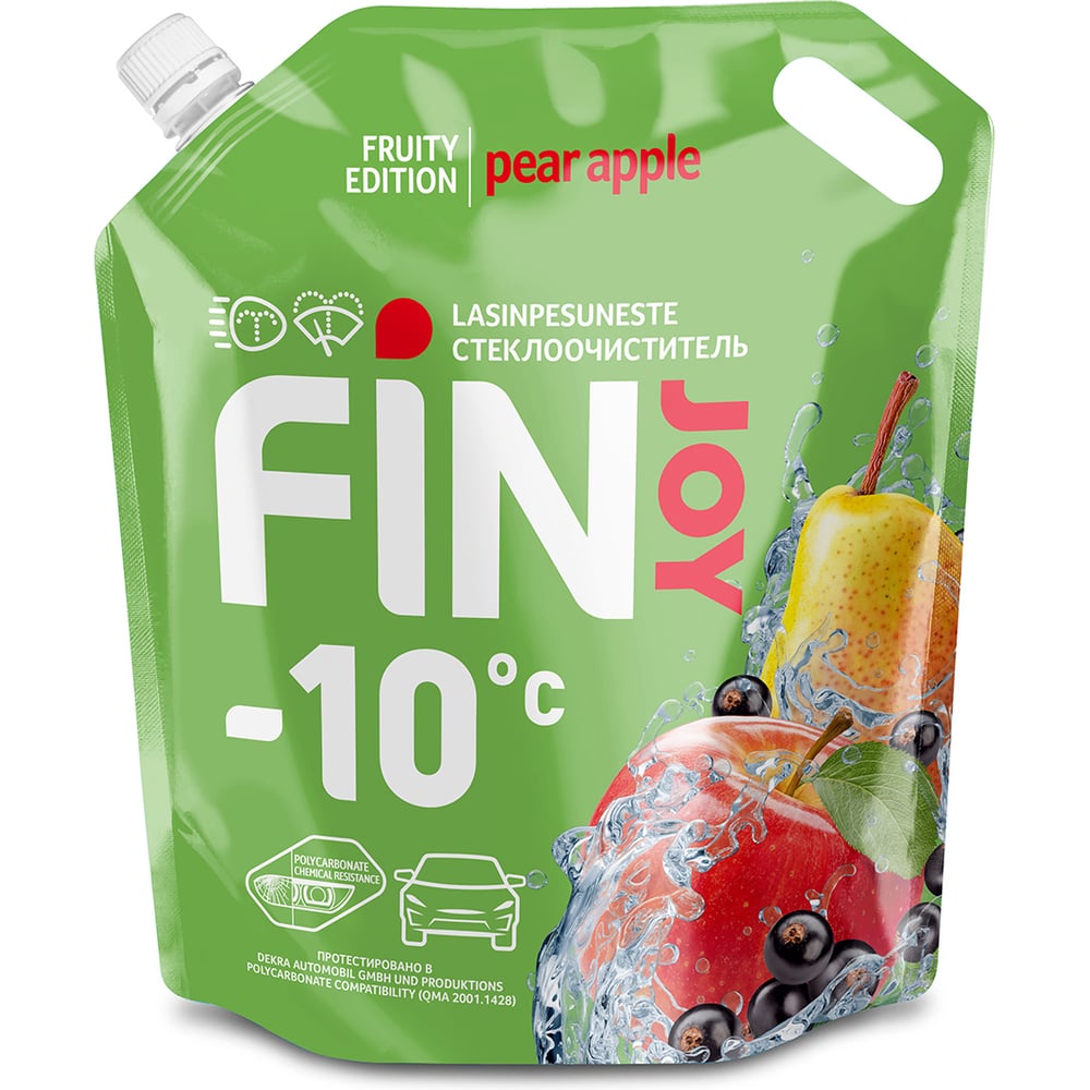 Изображение товара Жидкость в бачок омывателя Fin joy FRUITY -10 DP 3 л зимняя зимняя жидкость