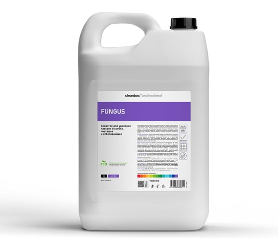 Изображение товара Средство для удаления плесени и грибка, чистящее и отбеливающее FUNGUS (Фангус) 5л CleanBox Professional 13325