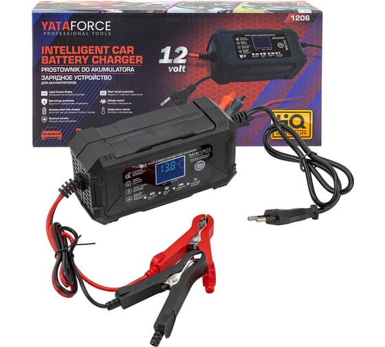Изображение товара Устройство зарядное импульсное для АКБ YATAFORCE YF-1206(63202)