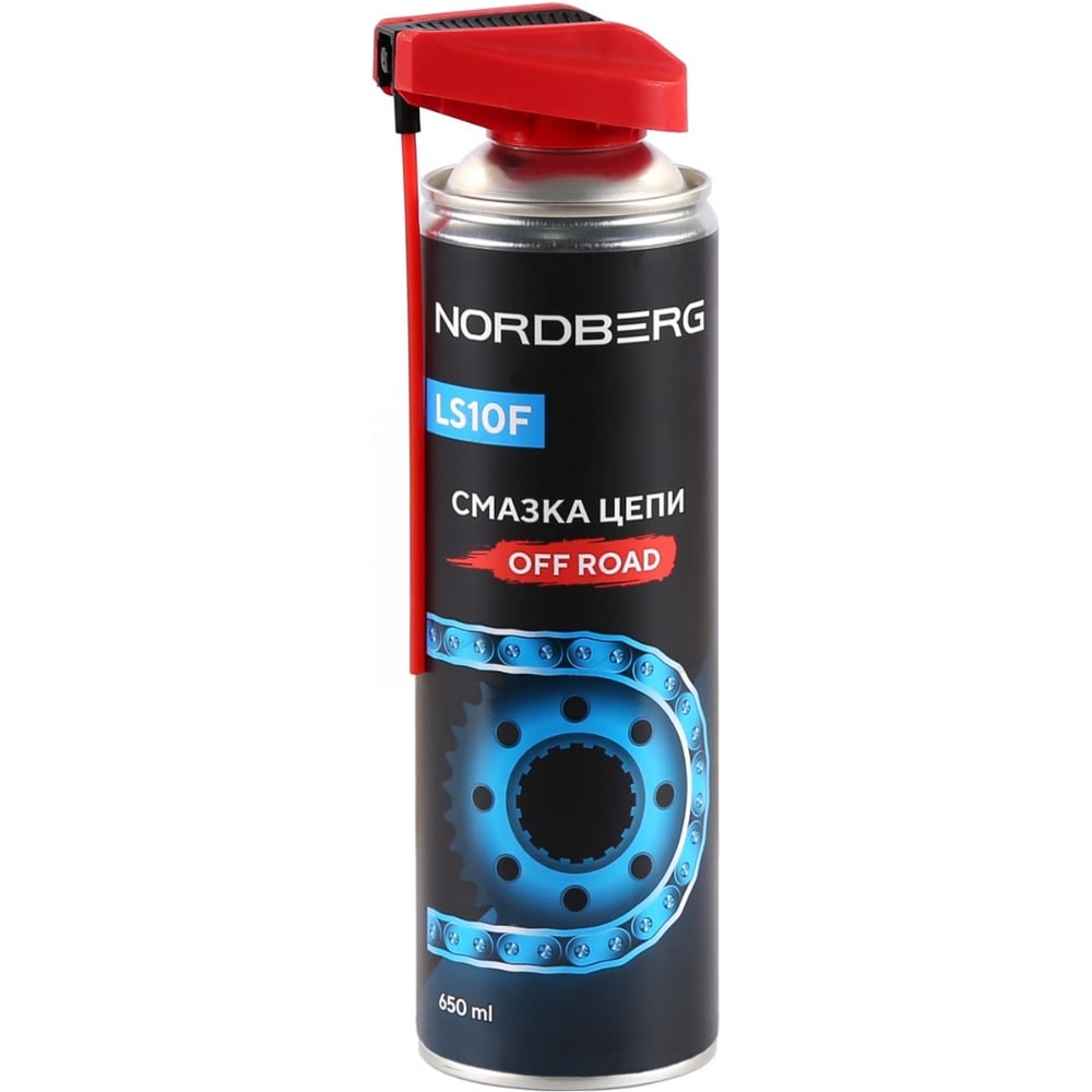 Изображение товара Смазка цепи NORDBERG OFF ROAD LS10F, аэрозоль, 650 мл LS10F-650