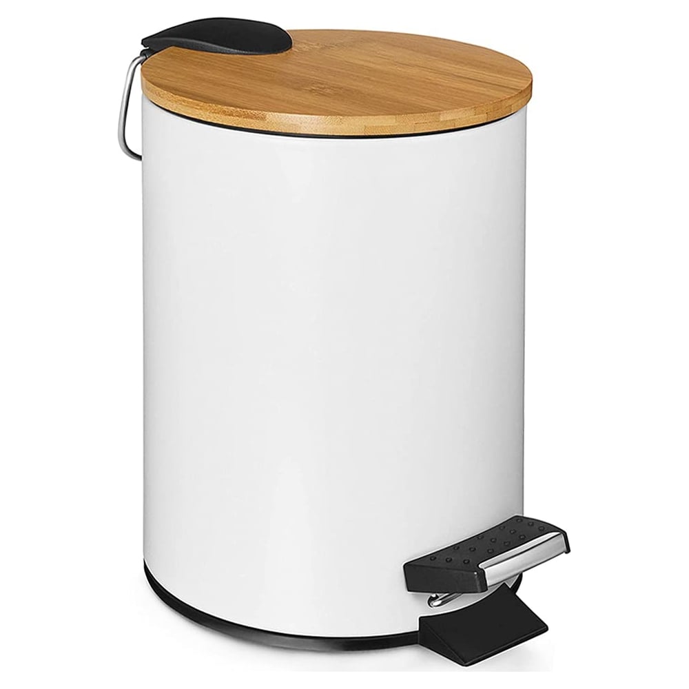 Изображение товара Ведро из нержавеющей стали 5 л с педалью и крышкой ПКФ Сварком s064893