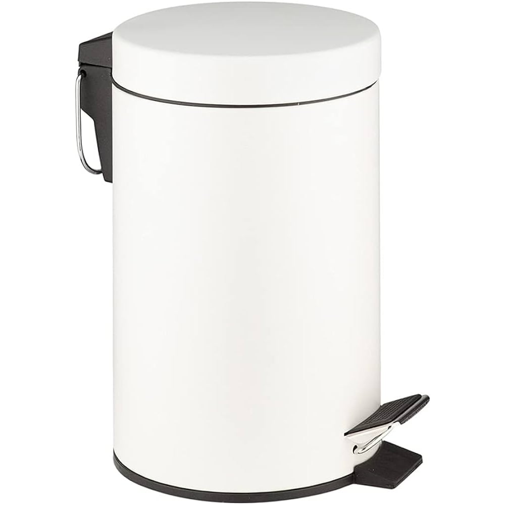 Изображение товара Ведро из нержавеющей стали с педалью 5л белое Сварком s064894