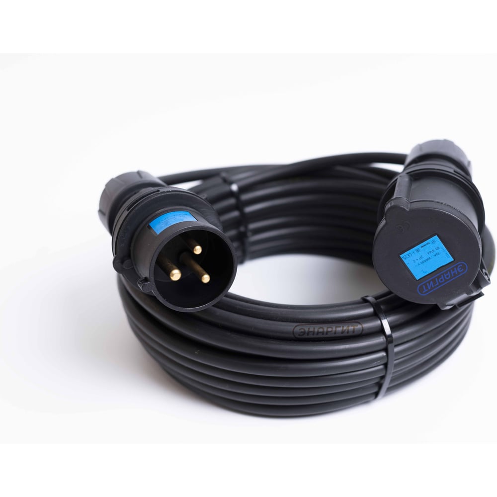 Изображение товара Удлинитель шнур энергит 220 Вольт 50 м IP44 1 розетка IEC60309