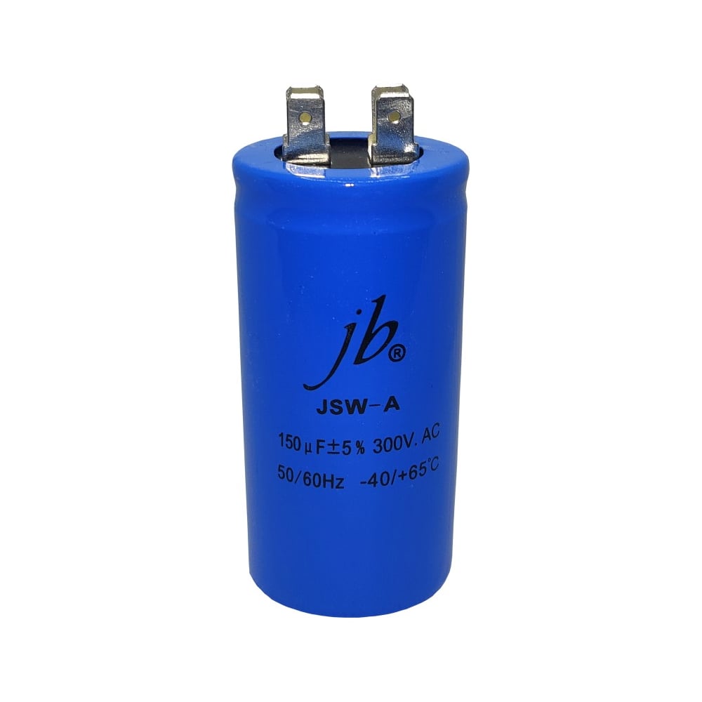 Изображение товара Пусковой конденсатор JB Capacitors 150 мкФ 300 В ES 40х80 мм