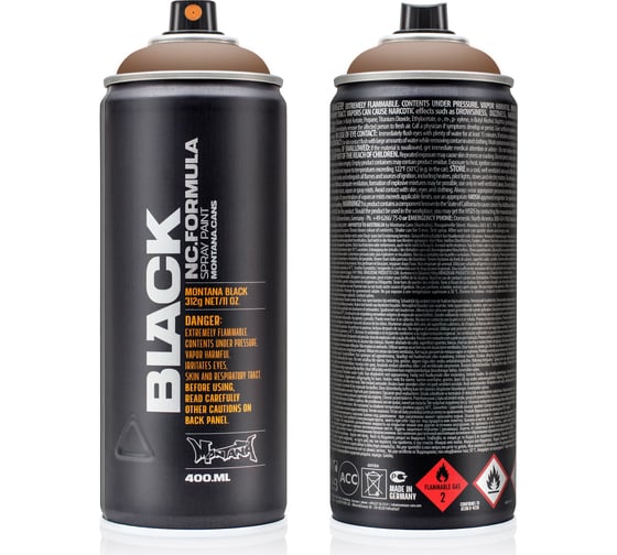 Изображение товара Краска MONTANA BLACK шоколад, 0.4 л 8060 BLK