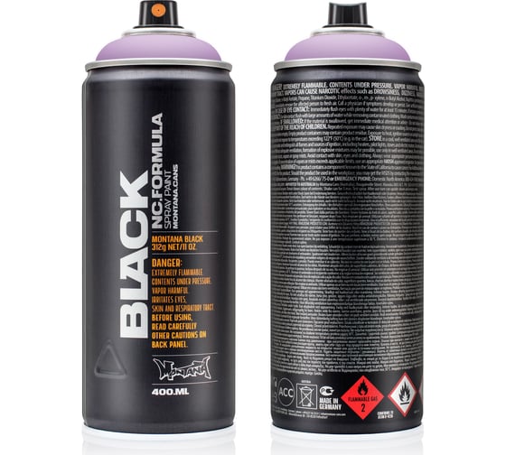 Изображение товара Краска MONTANA BLACK миcс джексон, 0.4 л 4000 BLK