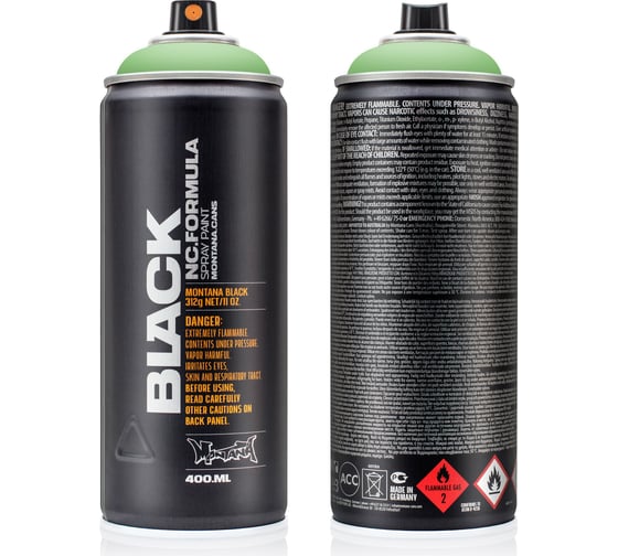 Изображение товара Краска MONTANA BLACK хиппи, 0.4 л 6075 BLK