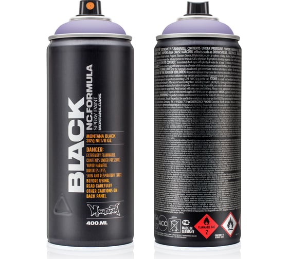 Изображение товара Краска MONTANA BLACK фиолетовый бархат, 0.4 л 4130 BLK