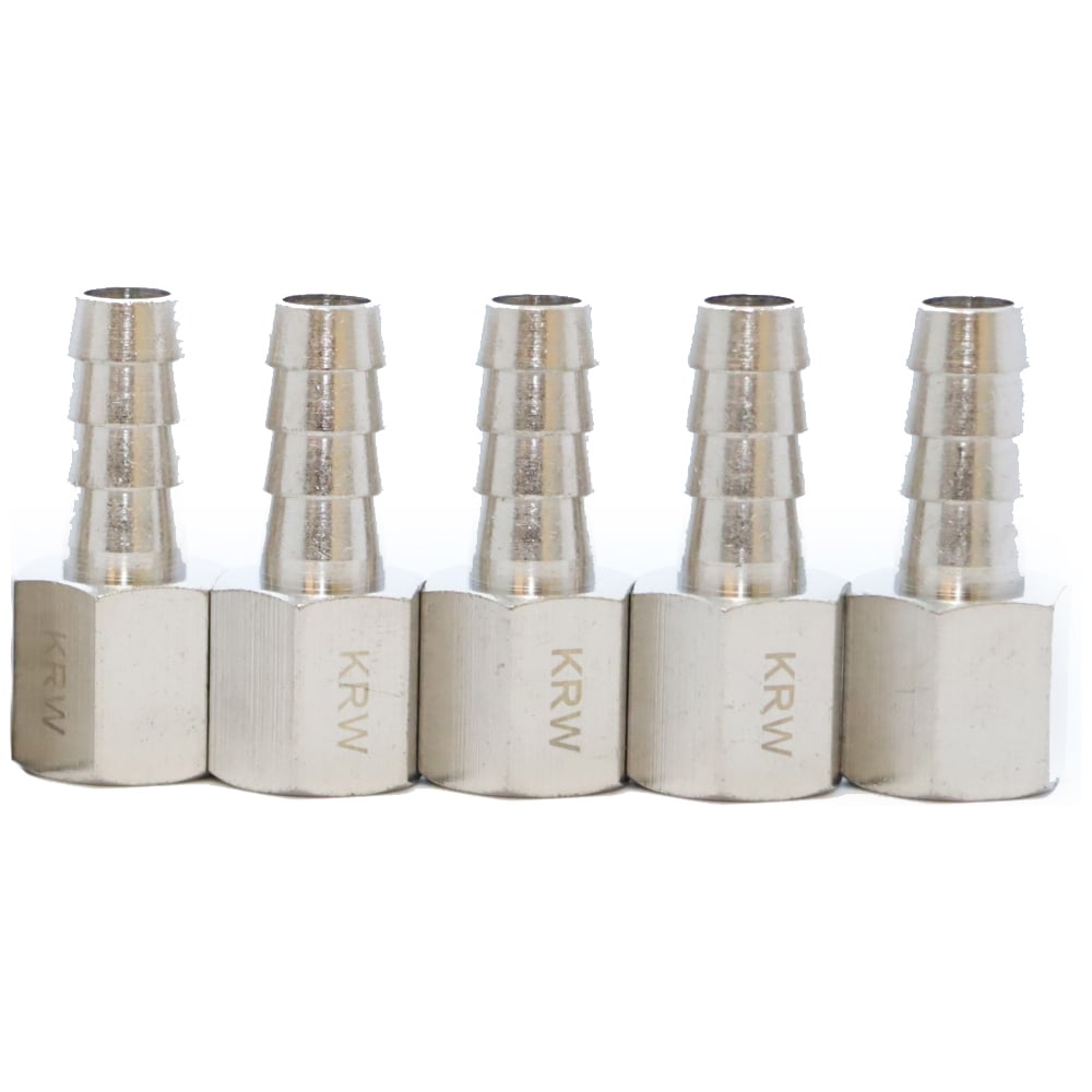 Изображение товара Фитинг елочка KraftWell 10 мм - F1/4, 5 шт KRW-TF1014F-5