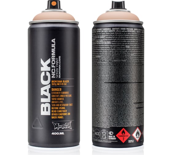Изображение товара Краска MONTANA BLACK телесная, 0.4 л 8030 BLK