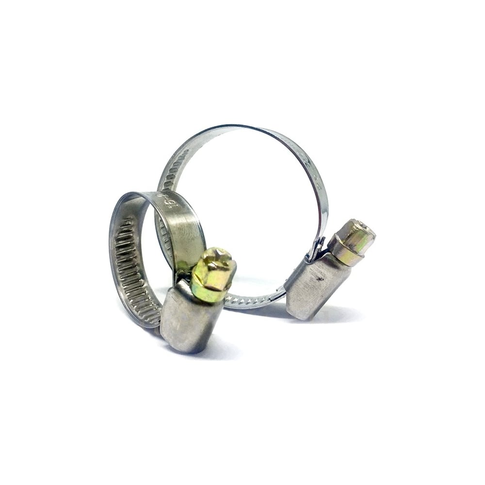 Изображение товара Хомут КРЕП-КОМП 220-240 мм червячный нержавеющая сталь 2 шт.
