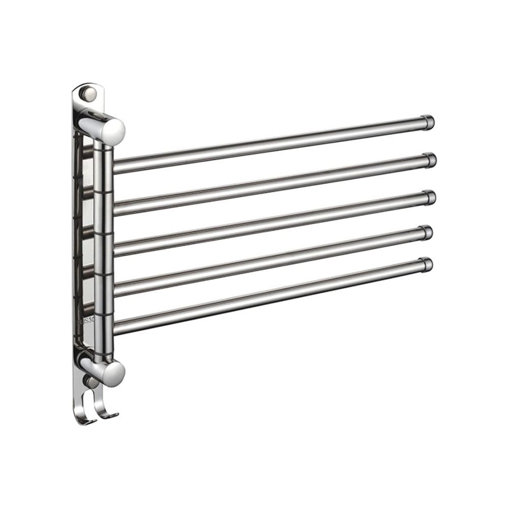 Изображение товара Поворотный полотенцедержатель Ledeme L70115 из нержавеющей стали с 5 перекладинами