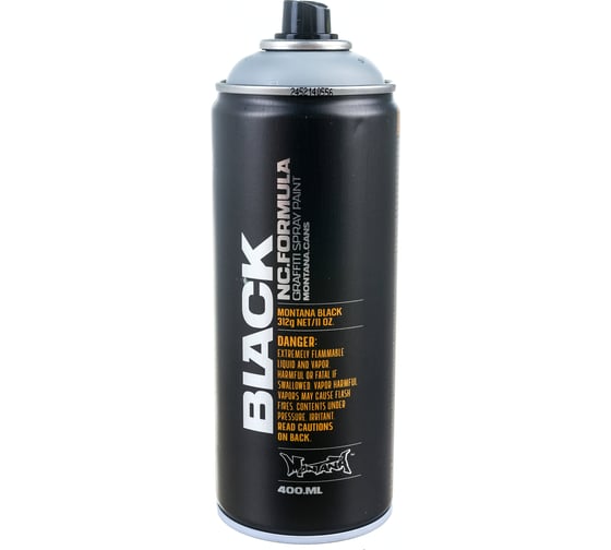 Изображение товара Краска MONTANA BLACK мышиная, 0.4 л 7030 BLK