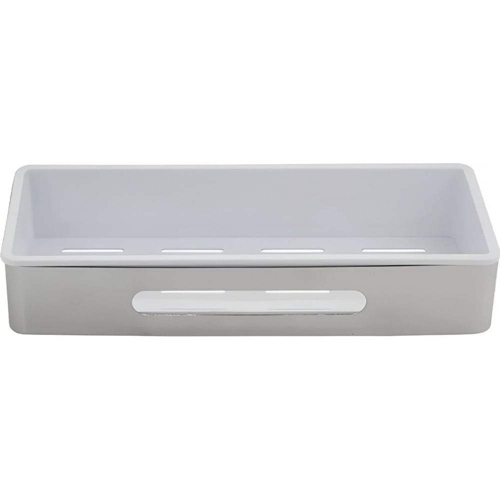 Изображение товара Настенная полочка из нержавеющей стали с пластиковым вкладышем 350x140 мм