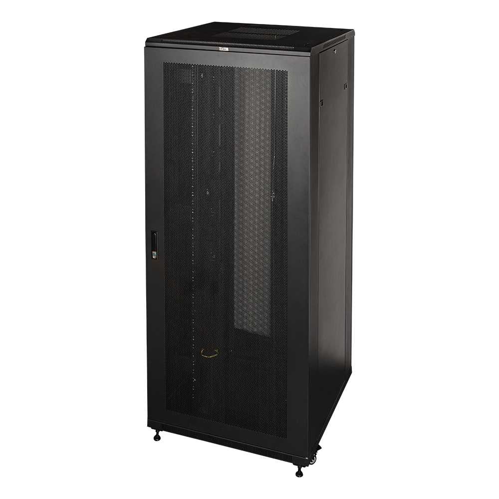 Изображение товара Шкаф 19 TWT Business 47U 600x600 черный с перфорированными дверями Изображение товара Шкаф 19 TWT Business 47U 600x600 черный с перфорированными дверями