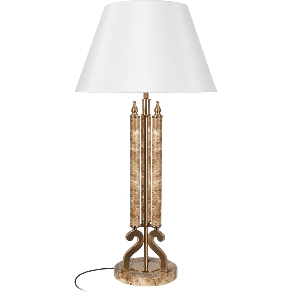 Изображение товара Настольная лампа LOFT IT Vein 10443T/A стиль модерн с абажуром и бронзовым корпусом