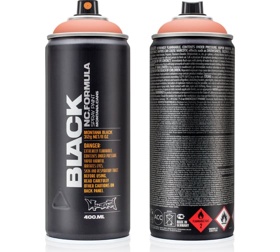 Изображение товара Краска MONTANA BLACK суши, 0.4 л 3240 BLK