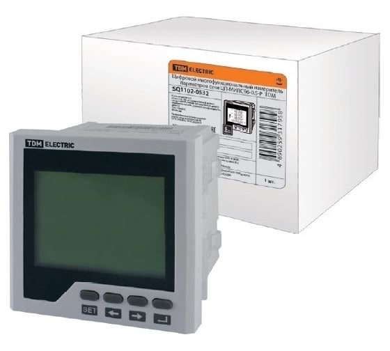 Изображение товара Цифровой многофункциональный измеритель параметров сети TDM ELECTRIC ЦП-МИПС96-0.5-Р SQ1102-0532