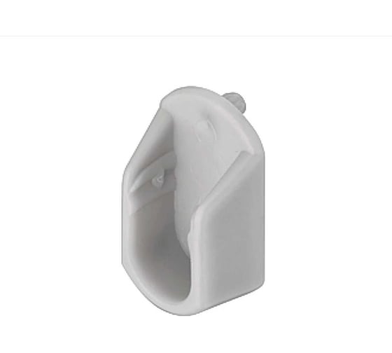 Изображение товара Штангодержатель для овальной штанги Hafele 30х15мм, планка серый (803.04.510 упаковка 100штук) 803.04.51X