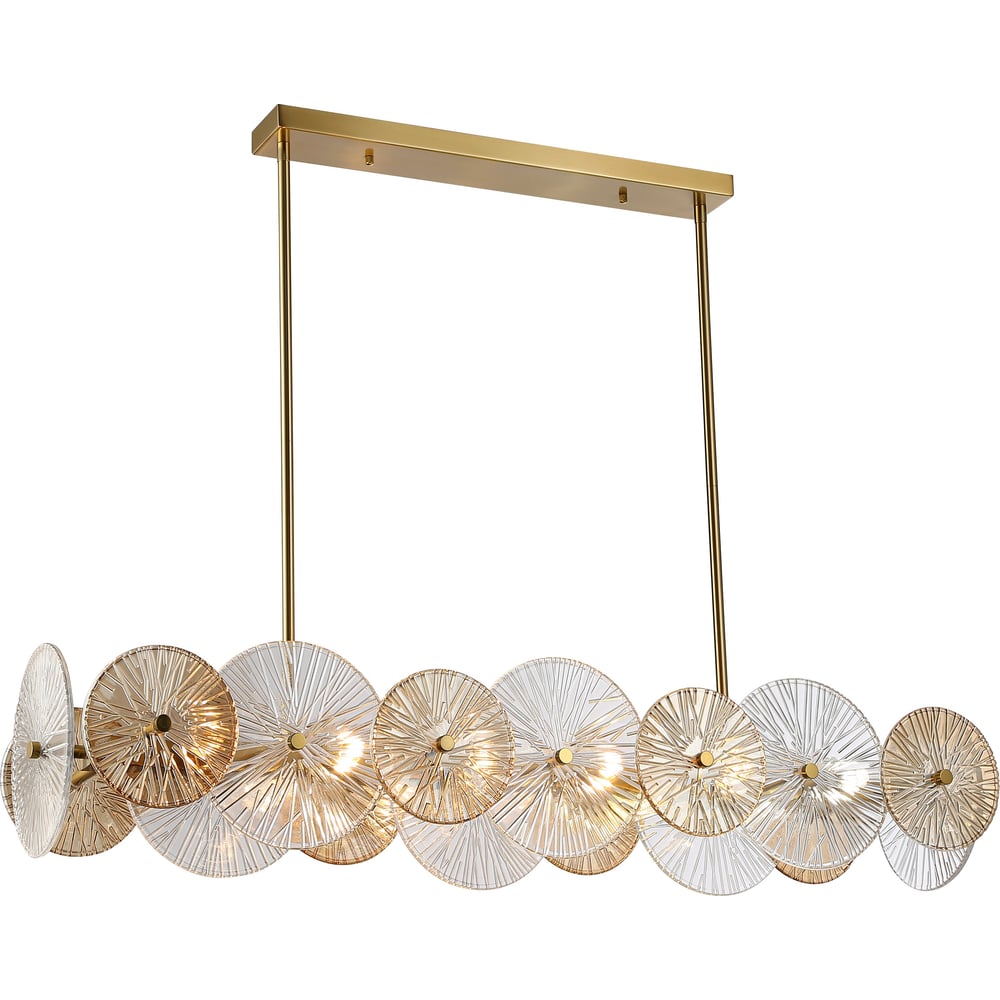 Изображение товара Подвесной светильник MyFar Fiona MR2532-12P 12 ламп модерн латунь