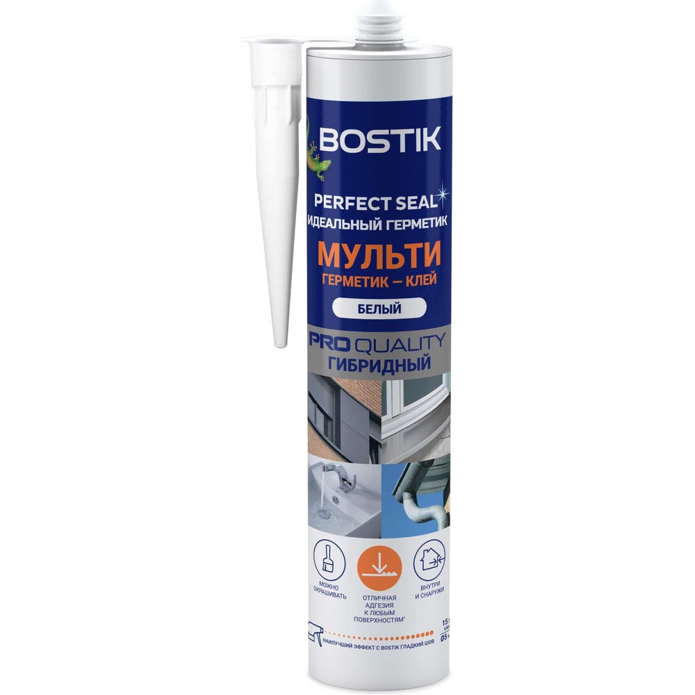 Изображение товара Герметик гипридный Bostik Perfect Seal Мульти белый 280 мл