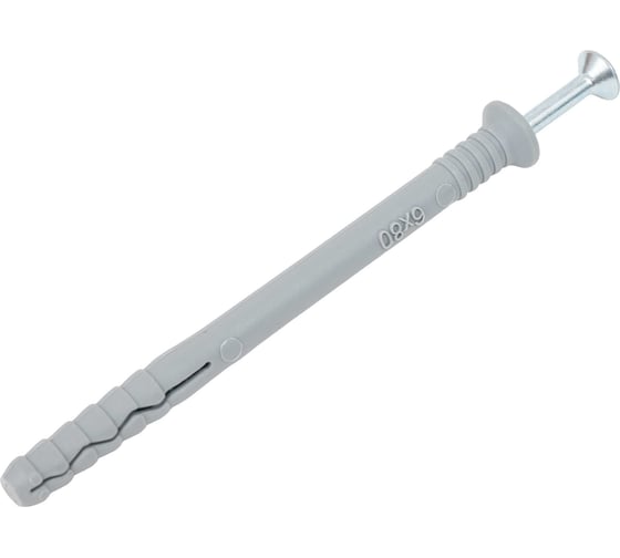 Изображение товара Gigant Дюбель-гвоздь 6x80 потайная манжета полипропилен 1000 шт 1238610