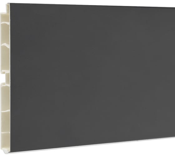 Изображение товара Цоколь кухонный ООО ДЕКОПЛИНТ ПВХ-100мм (006м) Черный, 2м 7539