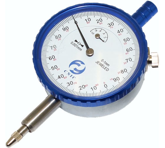 Изображение товара Индикатор рычажно-зубчатый многооборотный CNIC 1МИГ 0-1мм цена дел.0.001 без ушка 200-1 CNIC 75177