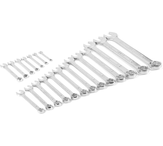 Изображение товара Набор ключей комбинированных HORTZ 20шт. (6-32) хром. HOR 1146615