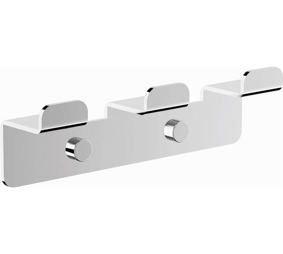 Изображение товара Планка с 3-мя крючками BELZ цвет: хром B9003