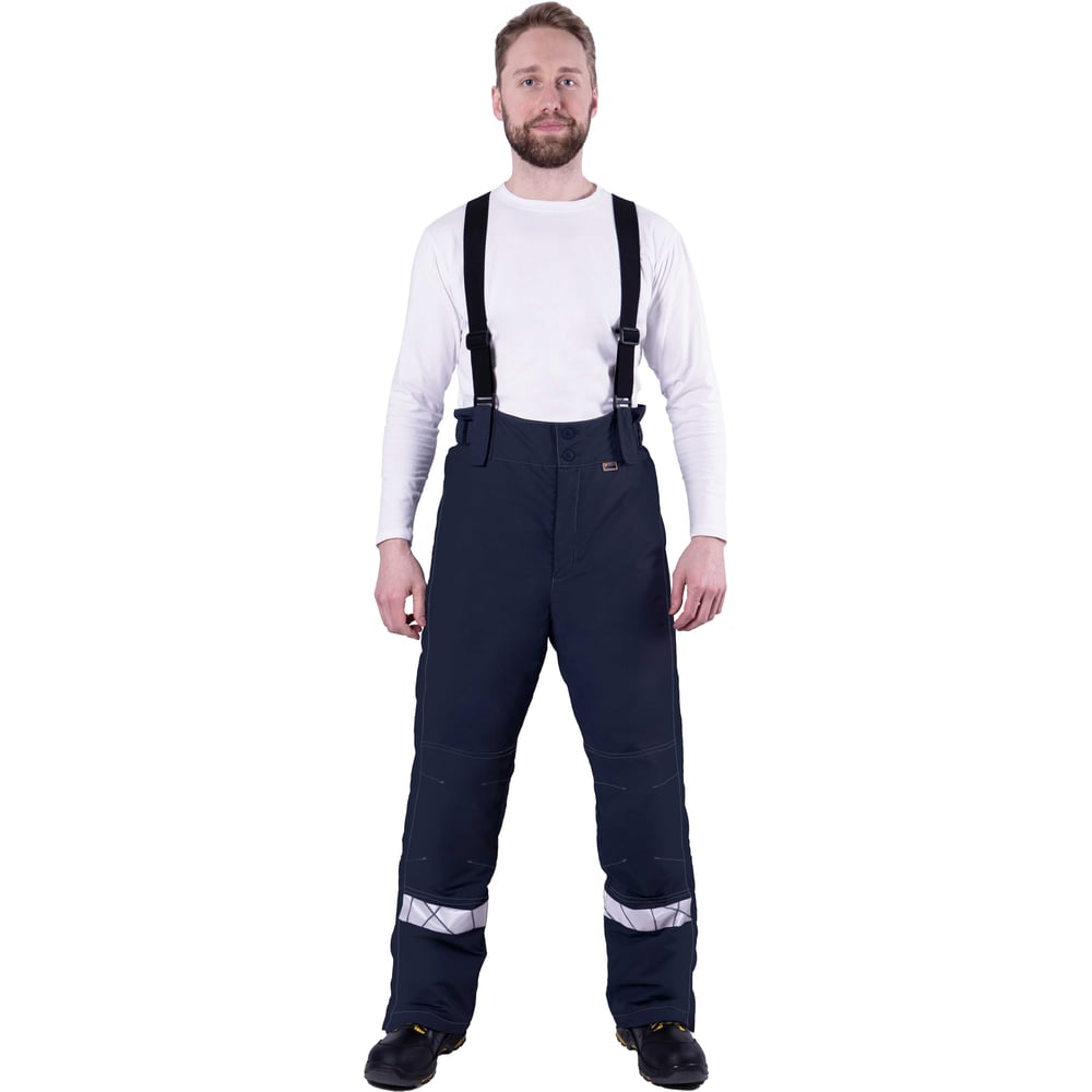 Брюки Iform ХАЙ-ТЕК SAFETY зимние, синие (128-132, 182-188) Брю 218/128/182