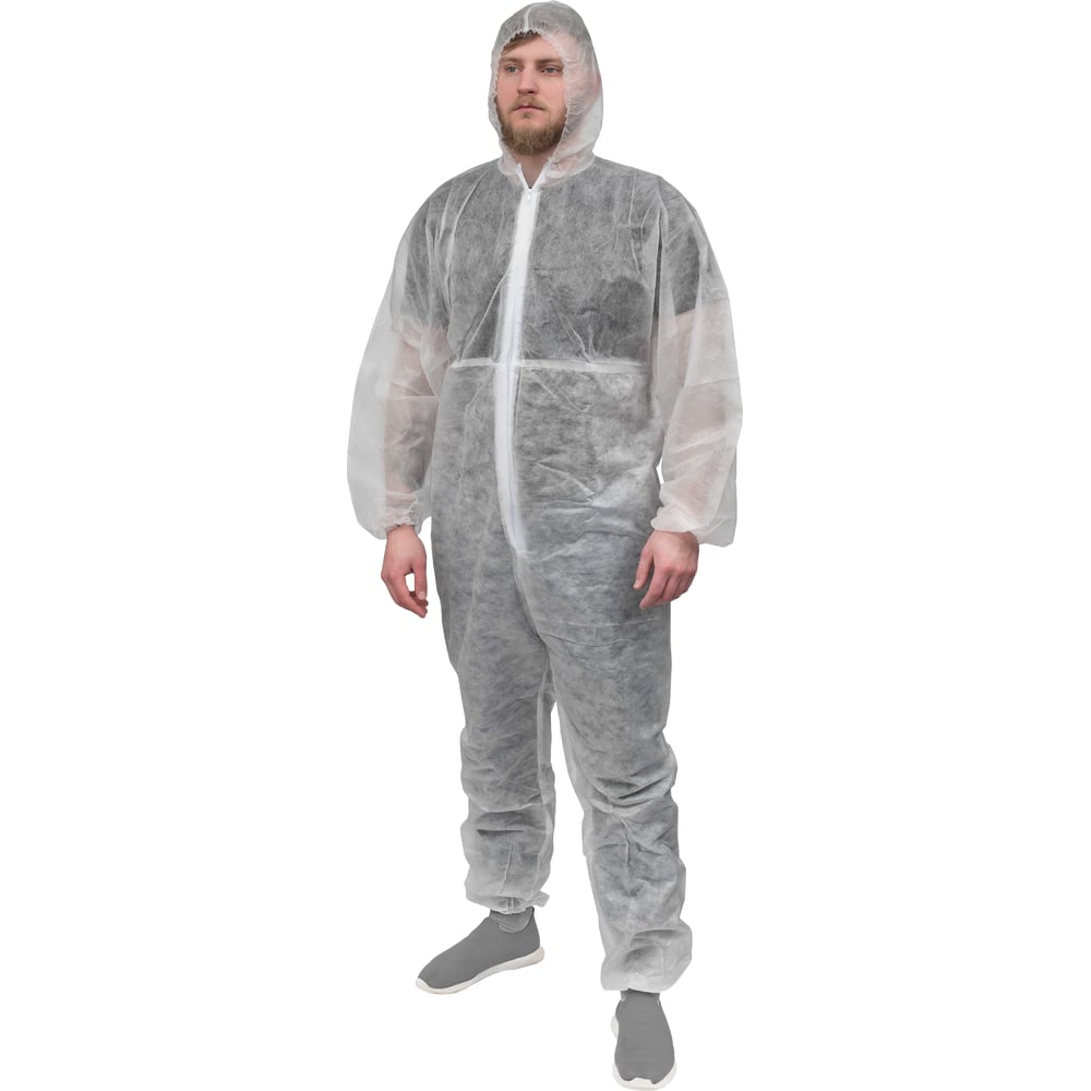 Изображение товара Защитный комбинезон плотностью 30 г/м2 4XL Gigant GPC-1 для защиты от пыли и вирусов