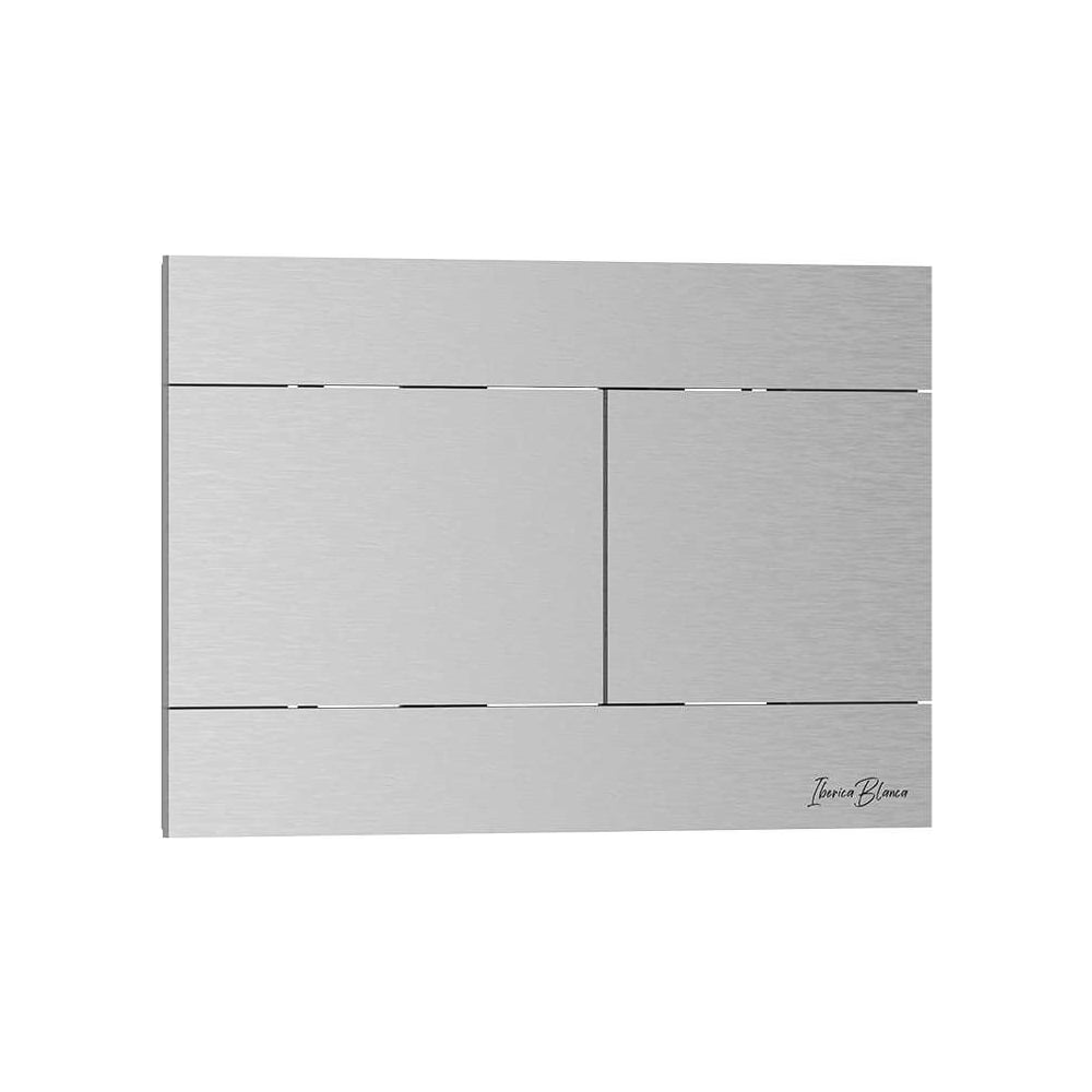 Изображение товара Клавиша смыва IBERICA BLANCA INOX-R 246x165 мм, хром матовый, нержавеющая сталь IB.B015.01