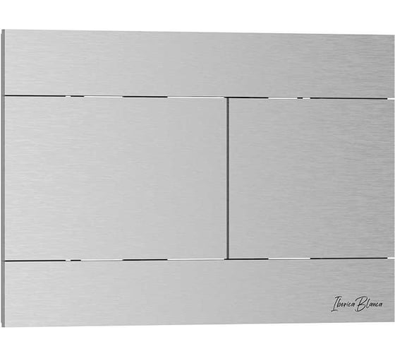Изображение товара Клавиша смыва IBERICA BLANCA INOX-R 246x165 мм, хром матовый, нержавеющая сталь IB.B015.01