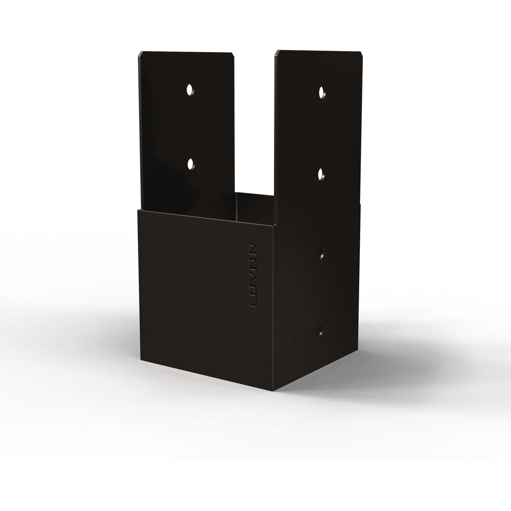 Изображение товара Коннектор для бруса LUVON 100х100мм торцевой двусторонний, черный, 2 шт