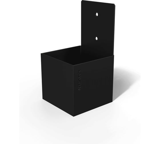 Изображение товара Коннектор для бруса LUVON 100х100мм торцевой односторонний, чёрный, 2шт КС22-01.00 00053