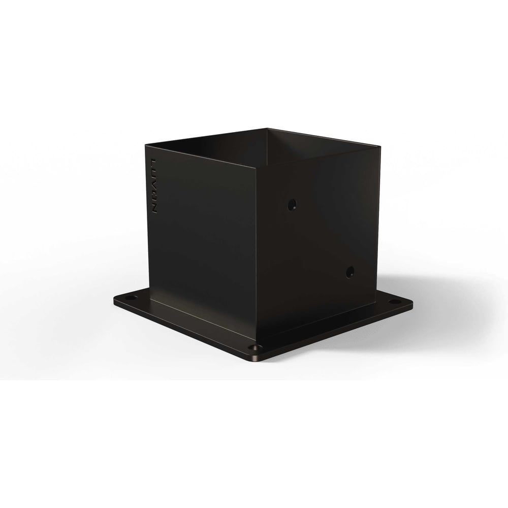 Изображение товара Опора для бруса LUVON 100х100мм черная 2 шт KS21-01.00