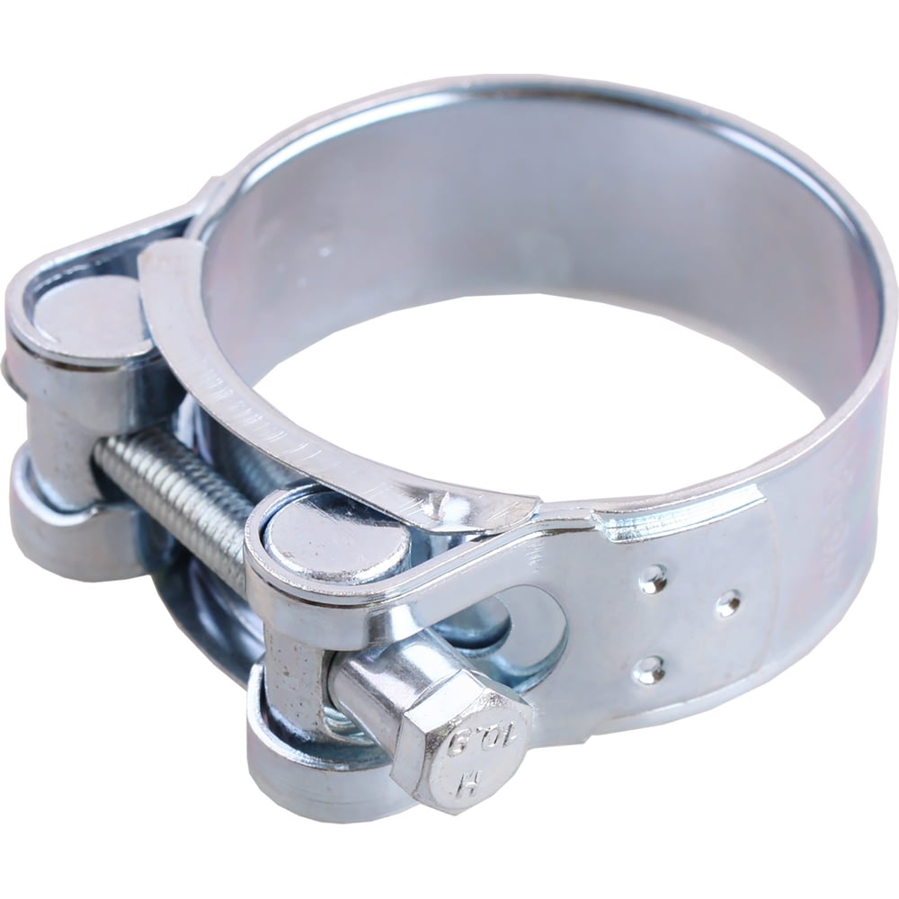 Изображение товара Хомут шарнирный Стройбат 48- 51мм, белый цинк 10 шт, 602120