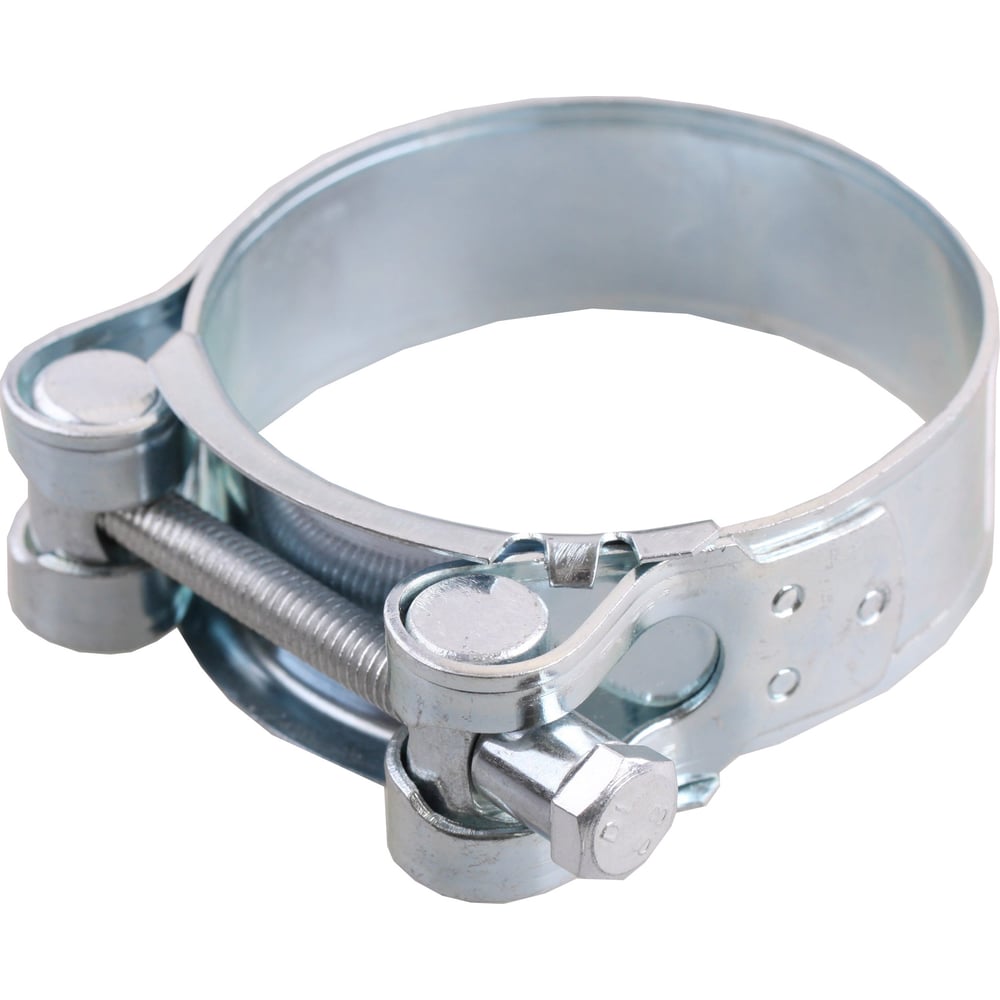 Изображение товара Хомут шарнирный Стройбат 56- 59мм, белый цинк 10 шт, 602140