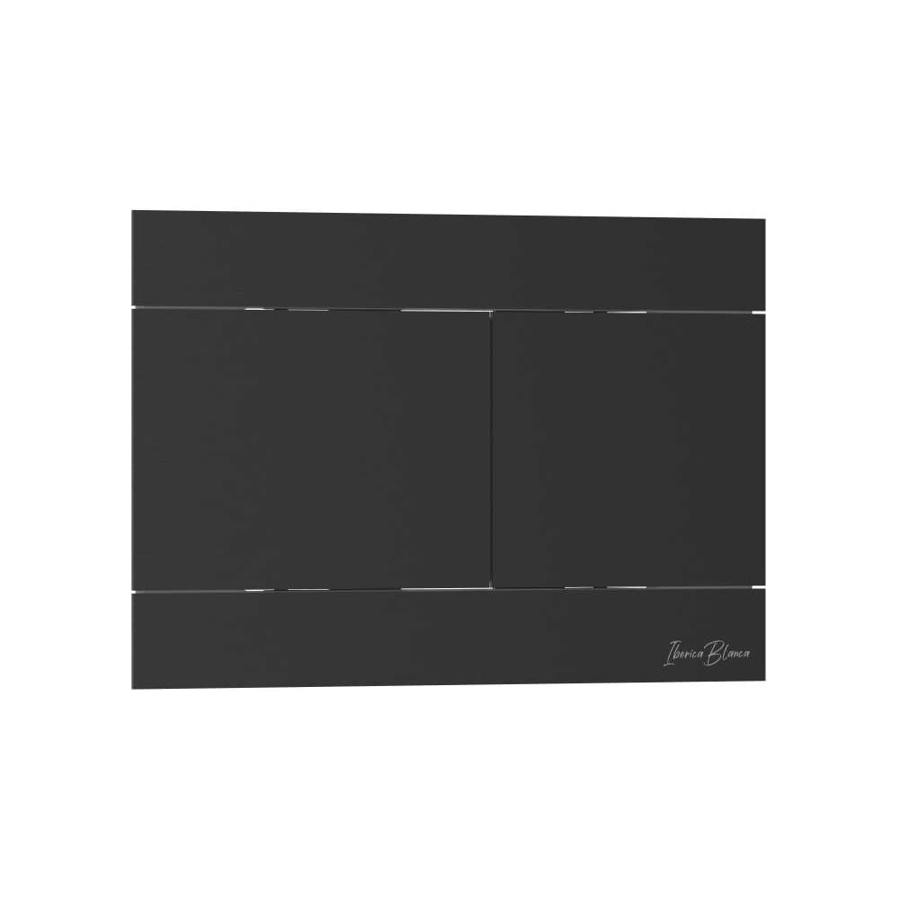 Изображение товара Клавиша смыва IBERICA BLANCA INOX-R 165x246 мм черный матовый из нержавеющей стали